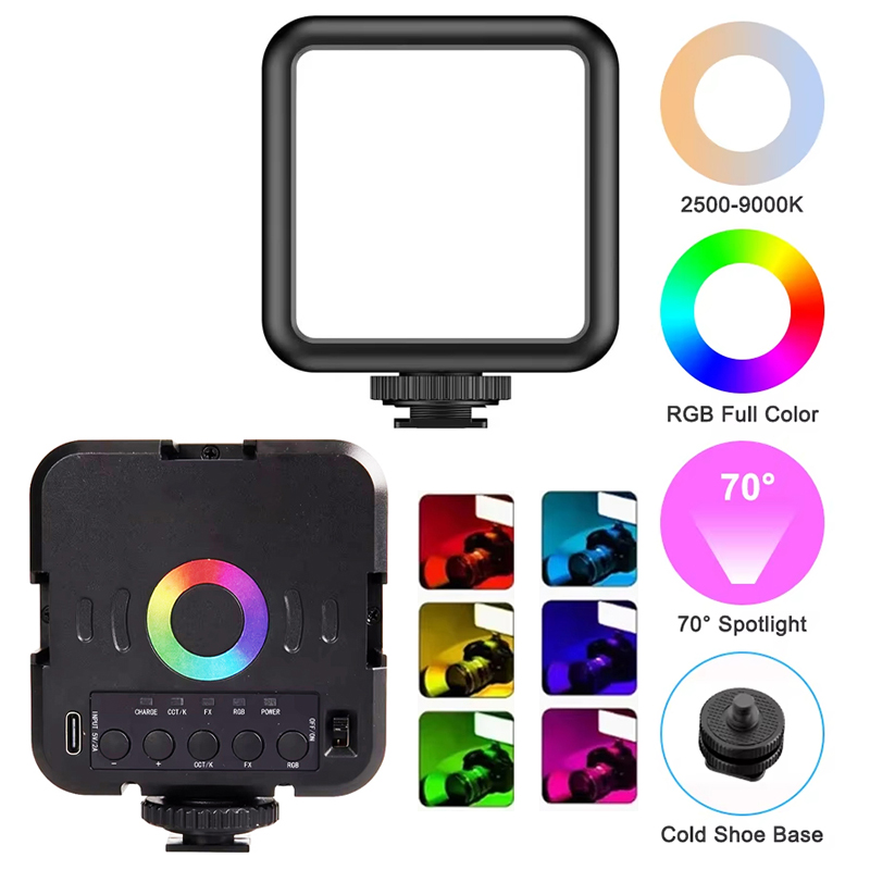 Photography Videos Free - Luz LED RGB portátil W70RGB, luz