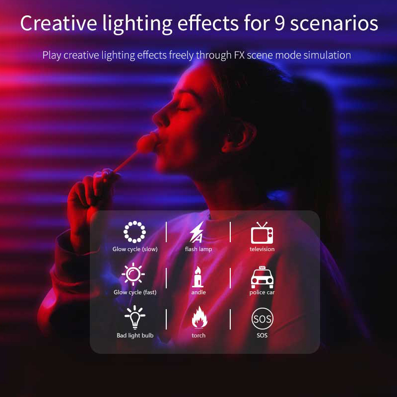 Luz LED RGB portátil W70RGB, l - Photography Videos Free reseña y precio
