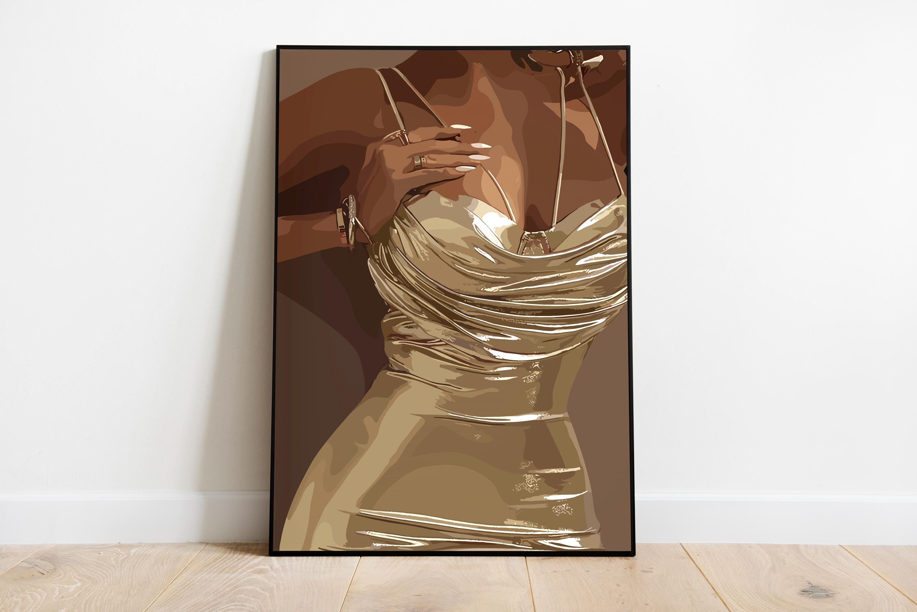 Póster de uñas de chica negra  - Photography Design reseña y precio